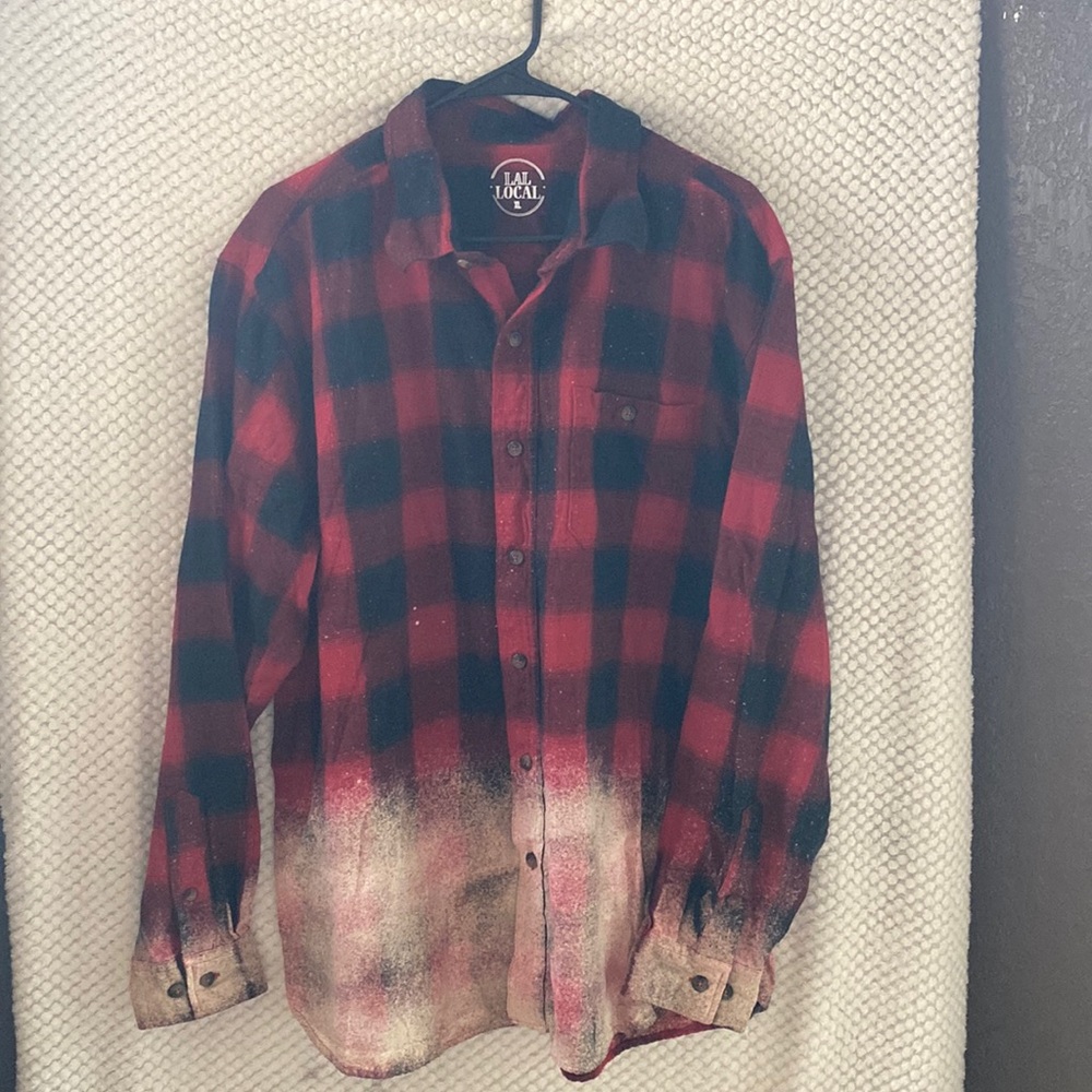 Ombré Bleached Flannel